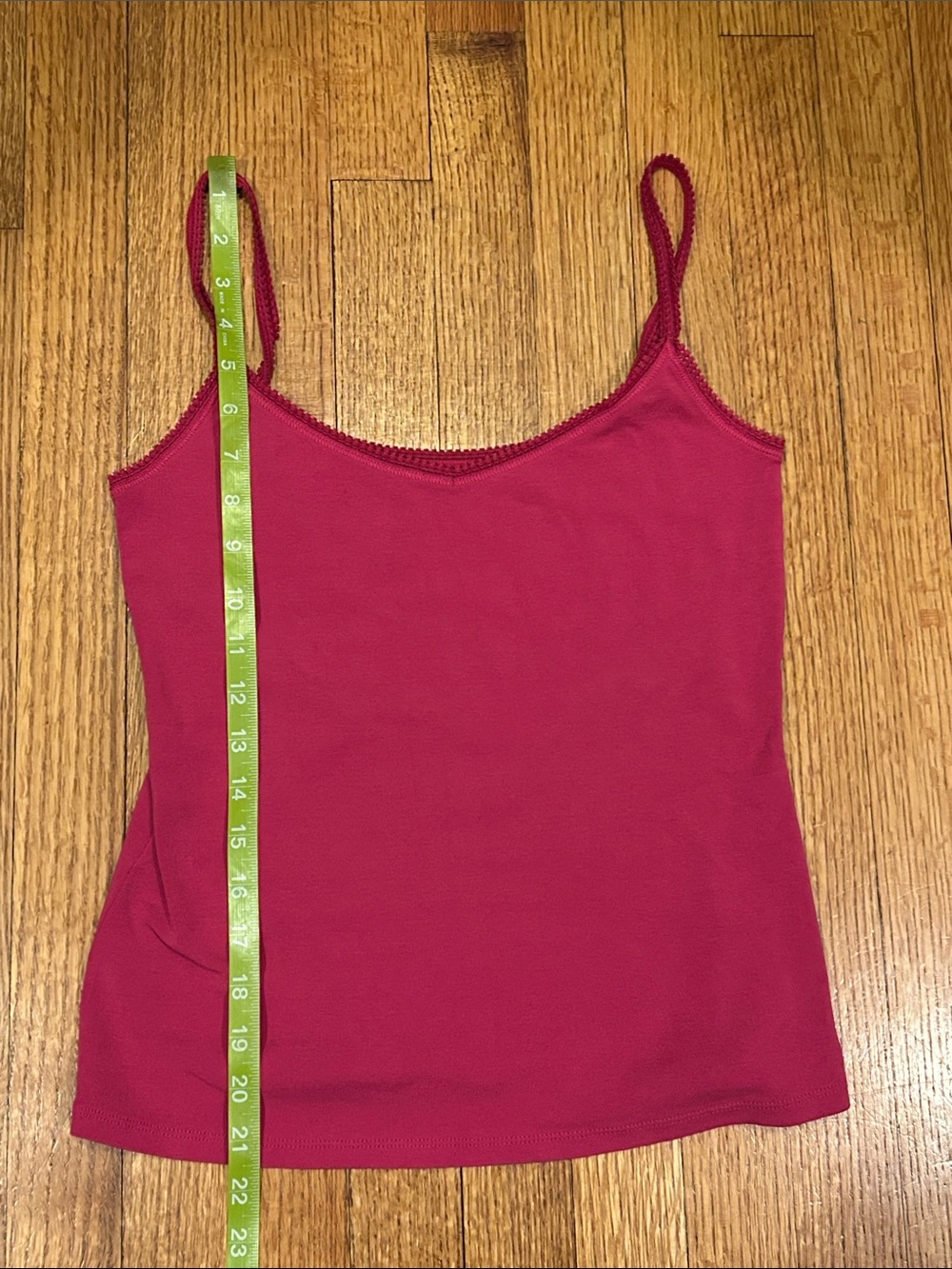 On Gossamer Raspberry Slim-Strap Tank Top - Picture 5 of 8
